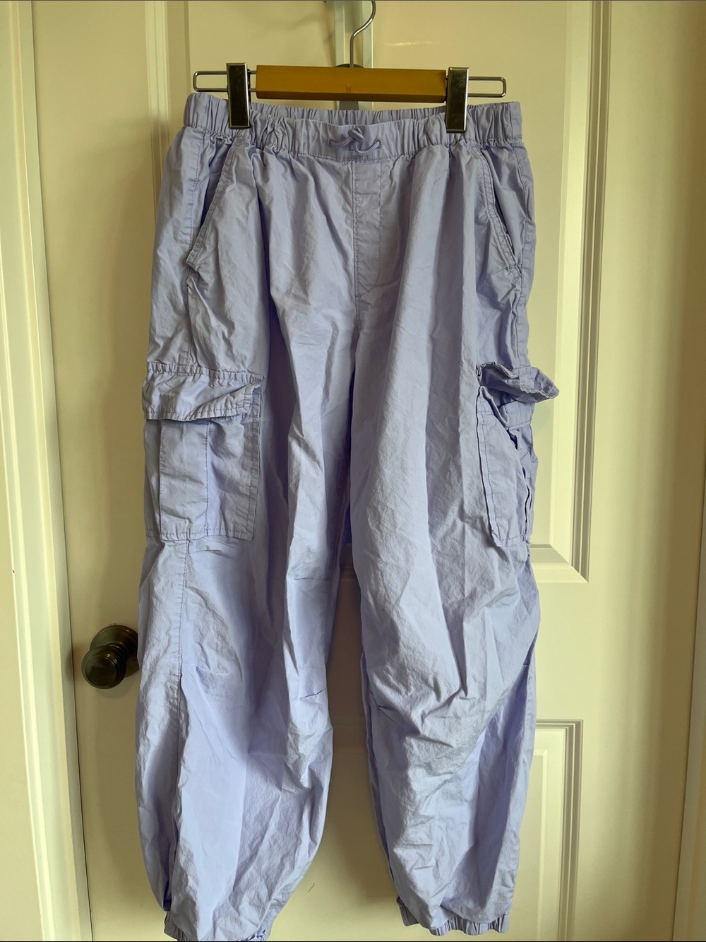 Gap Kids Light Lavender Cargo Pants - Relaxed Fit